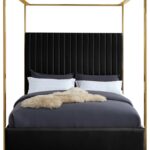 Jones Velvet Upholstered Bed