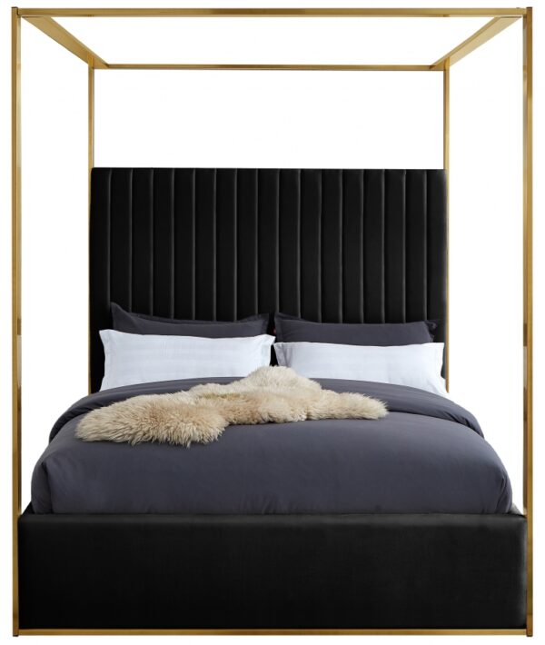 Jones Velvet Upholstered Bed