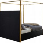 Jones Velvet Upholstered Bed