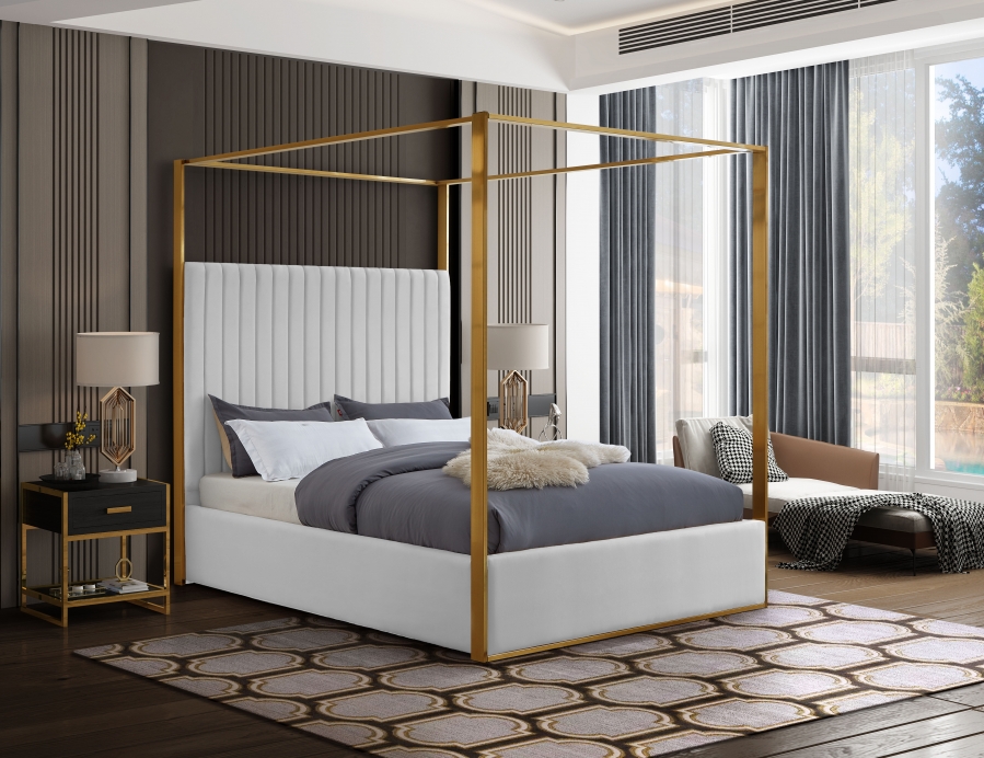Jones Vegan Leather Upholstered Bed