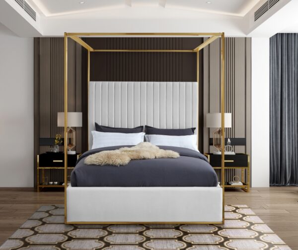 Jones Vegan Leather Upholstered Bed