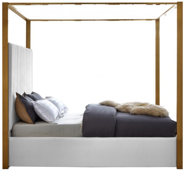 Jones Vegan Leather Upholstered Bed
