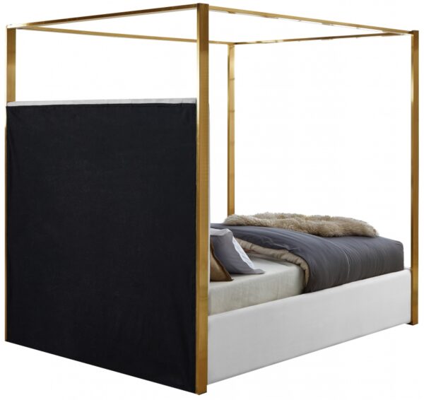 Jones Vegan Leather Upholstered Bed