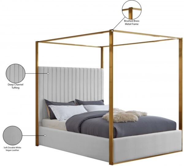 Jones Vegan Leather Upholstered Bed