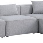 Cube 108" Fabric Upholstered 4pc Modular Sectional