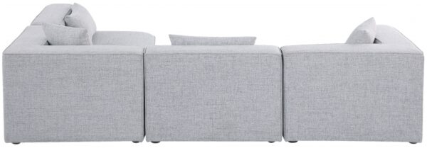 Cube 108" Fabric Upholstered 4pc Modular Sectional