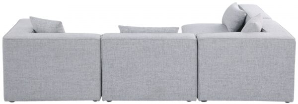 Cube 108" Fabric Upholstered 4pc Modular Sectional