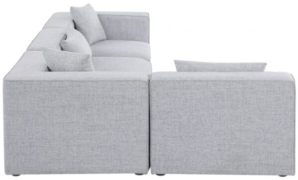 Cube 108" Fabric Upholstered 4pc Modular Sectional
