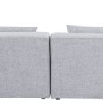 Cube 144" Fabric Upholstered 5pc Modular Sectional