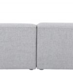 Miramar 142" Linen Textured Fabric Upholstered 5pc. Modular Sectional
