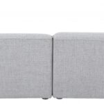Miramar 142" Linen Textured Fabric Upholstered 6pc. Modular Sectional