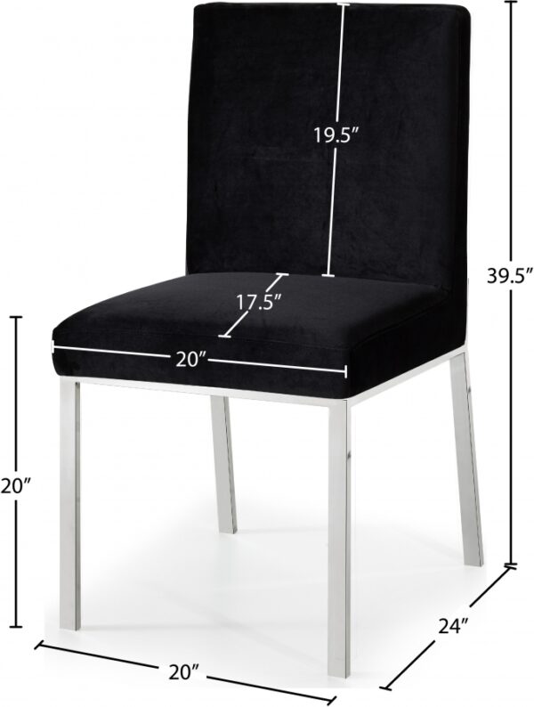 Opal Velvet Upholstered Dining Chair