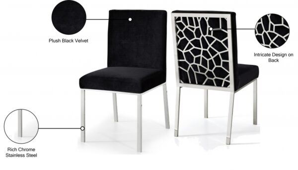 Opal Velvet Upholstered Dining Chair