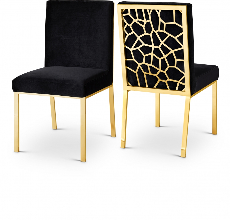 Opal Velvet Upholstered Dining Chair