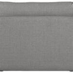 Mackenzie 120" Linen Textured Fabric Upholstered 3pc. Armless Modular Sofa