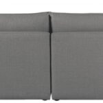 Mackenzie 160" Linen Textured Fabric Upholstered 4pc. Modular Sofa