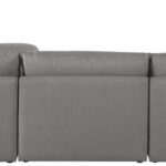 Mackenzie 120" Linen Textured Fabric Upholstered 4pc. Modular Sectional