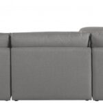 Mackenzie 120" Linen Textured Fabric Upholstered 4pc. Modular Sectional