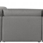 Mackenzie 120" Linen Textured Fabric Upholstered 4pc. Modular Sectional