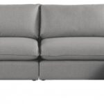 Mackenzie 160" Linen Textured Fabric Upholstered 5pc. Modular Sectional