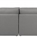 Mackenzie 160" Linen Textured Fabric Upholstered 5pc. Modular Sectional