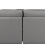 Mackenzie 160" Linen Textured Fabric Upholstered 5pc. Modular Sectional