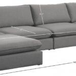 Mackenzie 160" Linen Textured Fabric Upholstered 5pc. Modular Sectional