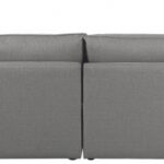 Mackenzie 160" Linen Textured Fabric Upholstered 6pc. Modular Sectional