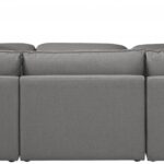 Mackenzie 120" Linen Textured Fabric Upholstered 6pc. Modular Sectional