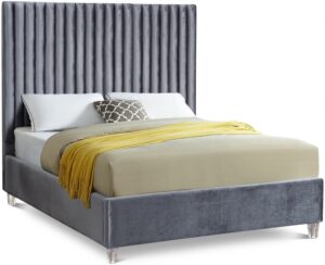 Candace Velvet Upholstered Bed
