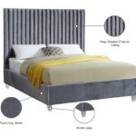 Candace Velvet Upholstered Bed