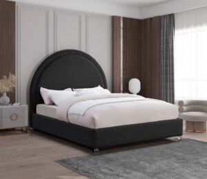 Milo Boucle Fabric Upholstered Bed