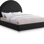 Milo Boucle Fabric Upholstered Bed