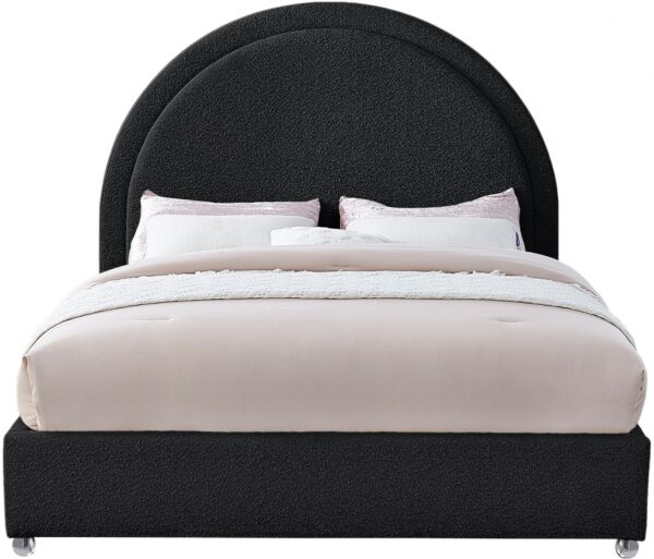 Milo Boucle Fabric Upholstered Bed