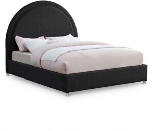 Milo Boucle Fabric Upholstered Bed