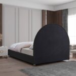 Milo Boucle Fabric Upholstered Bed