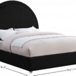 Milo Boucle Fabric Upholstered Bed