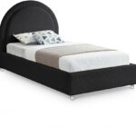 Milo Boucle Fabric Upholstered Twin Bed