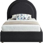 Milo Boucle Fabric Upholstered Twin Bed