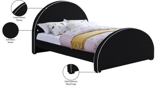 Brody Velvet Upholstered Bed