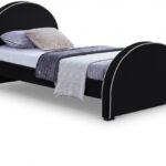 Brody Velvet Upholstered Twin Bed