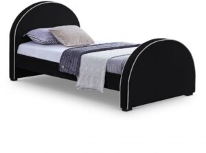 Brody Velvet Upholstered Twin Bed