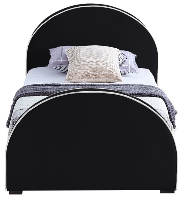 Brody Velvet Upholstered Twin Bed