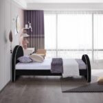 Brody Velvet Upholstered Twin Bed