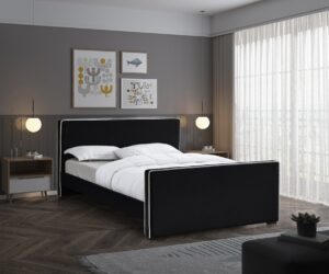 Dillard Velvet Upholstered Bed