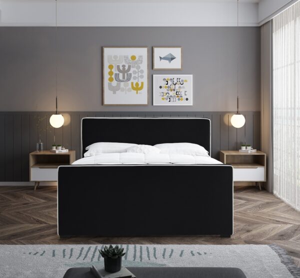 Dillard Velvet Upholstered Bed