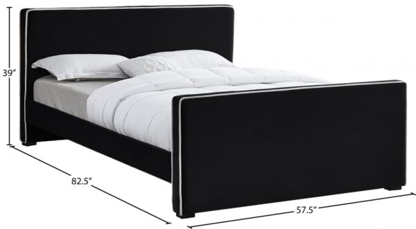 Dillard Velvet Upholstered Bed