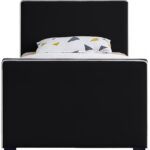Dillard Velvet Upholstered Twin Bed