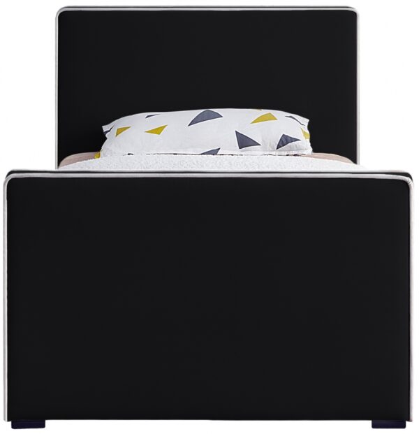 Dillard Velvet Upholstered Twin Bed
