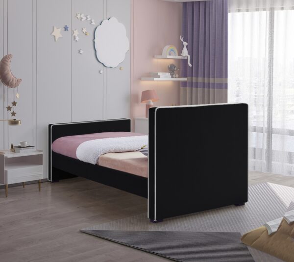 Dillard Velvet Upholstered Twin Bed